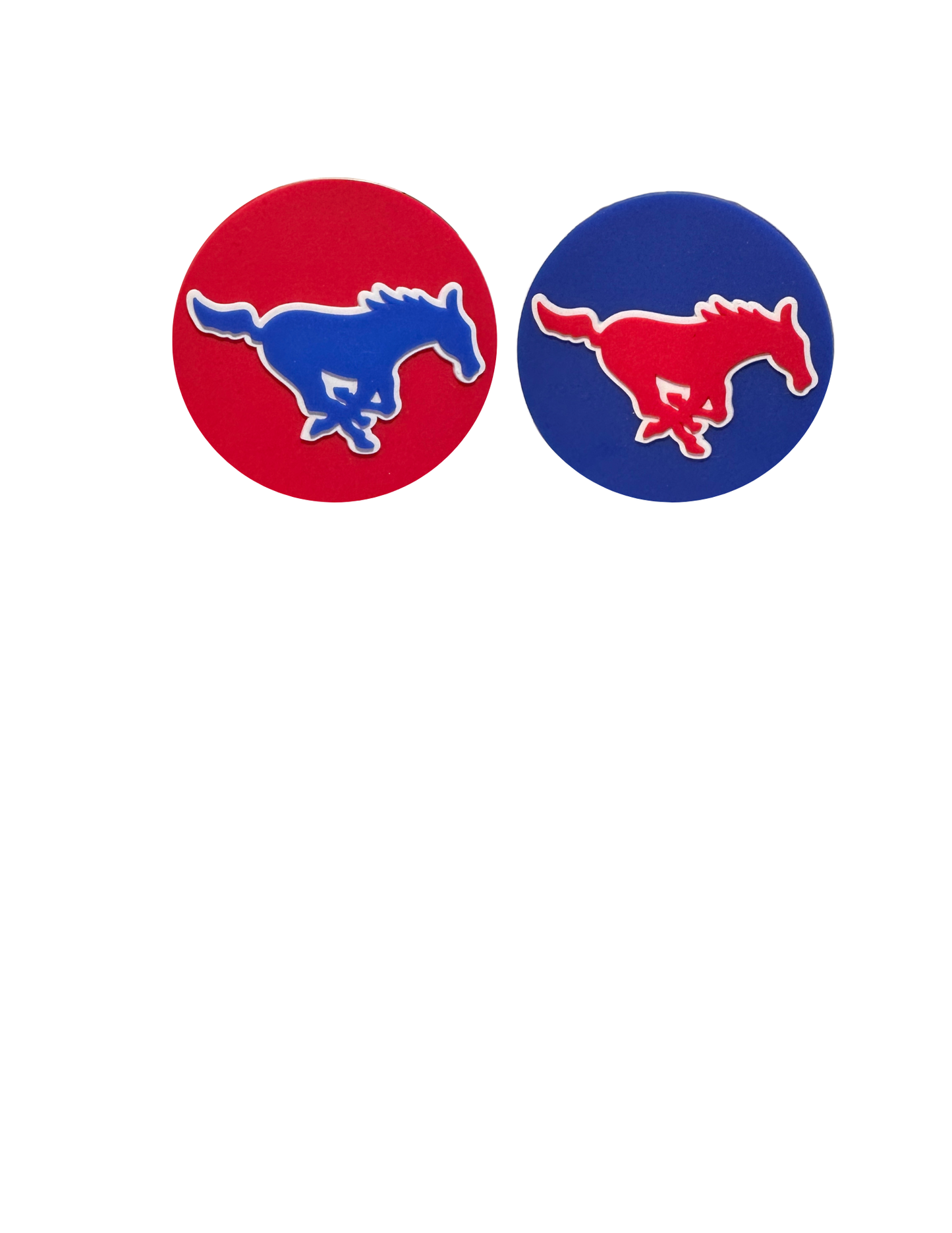 Mustangs Croc Charm
