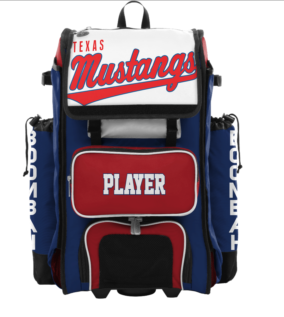 Boombah Mustang Catcher Superpack Hybrid Rolling Bat Bag