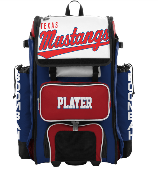 Boombah Mustang Catcher Superpack Hybrid Rolling Bat Bag