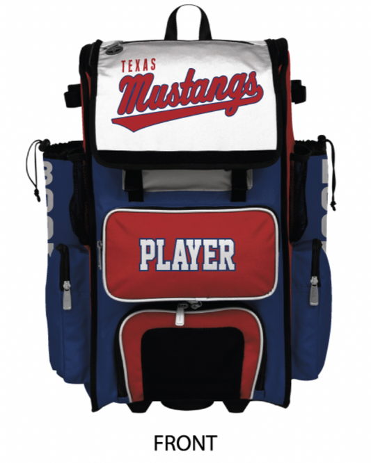 Boombah Mustang Superpack Hybrid Rolling Bat Bag